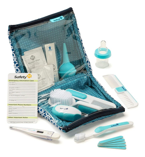Safety 1st Deluxe 25-pieza Del Bebé Salud Y Kit De Aseo (arc