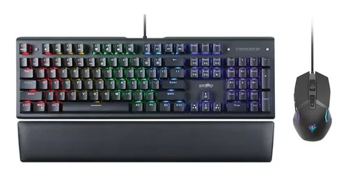 Teclado y mouse mecanico gamer sales