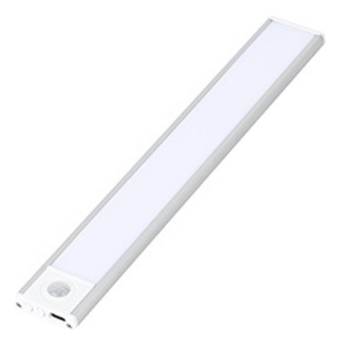 Luz De Movimiento, Usb, Luz Debajo Del Mostrador, 30cm Plata