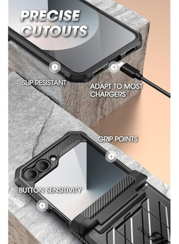 Funda Supcase Para Samsung Galaxy Z Flip 6 Con