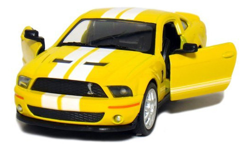 Kinsmart 2007 Ford Shelby Gt500 Con Rayas Escala 1:38 (amari