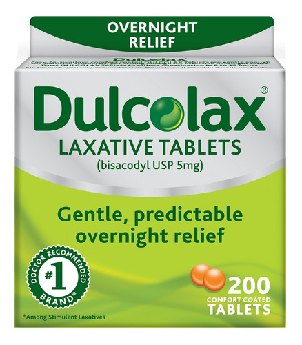 Dulcolax Tabletas Laxantes 200 Ct