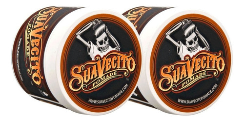 Fijador para el cabello en cera Suavecito Pomade Pomade en pack x 2 unidades