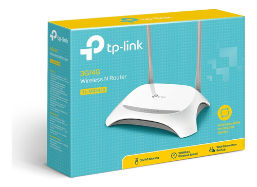 Router Wan Wifi Tp-link Mr3420 Compatible 3g/4g Por Usb