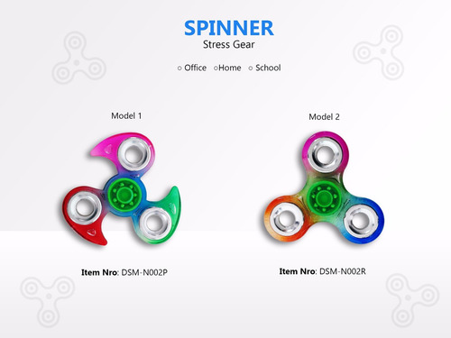 Fidget Spinner Pvc Engranes De Metal Por Mayor Y Menor