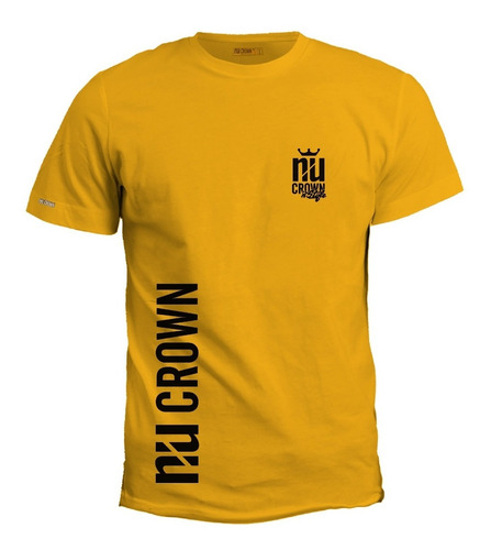 Camiseta Estampada Marca Nu Crown Original Hombre Inp Ecol