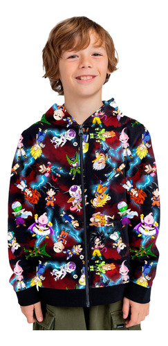 Campera Dragon Ball Z Anime Diseño Exclusivo