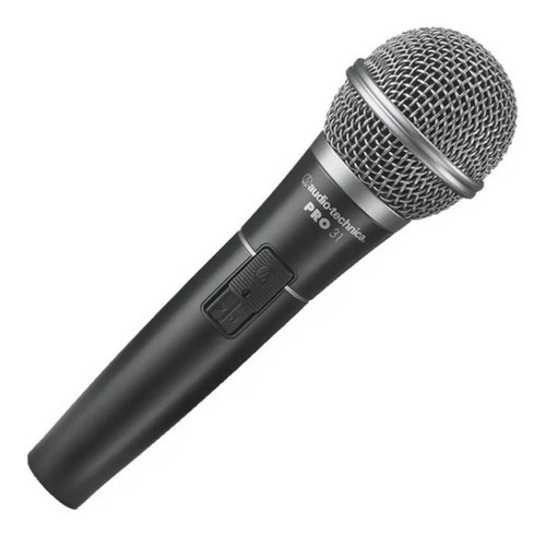 Microfono Audio Technica At Pro 31 Dinamico Vocal C/ Switch Color Negro