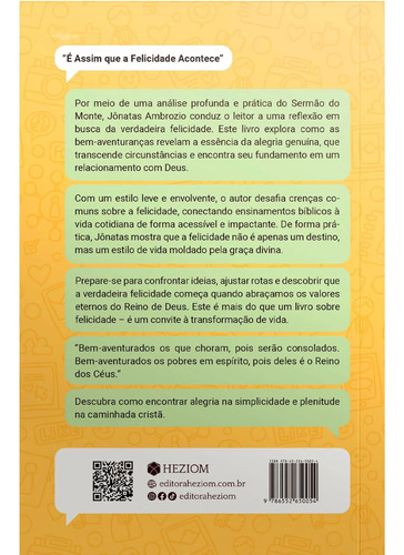 Assim Que A Felicidade Acontece | Jônatas Ambrozio