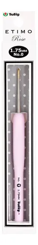 Tulip Etimo Red Aguja De Ganchillo De 2,75 Mm – Agarre Suave Y Ergonomía, Ideal Para Principiantes Y Expertos