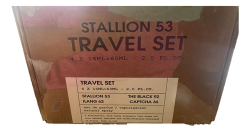 Set Stallion 53 Travel 4 X 15 Ml 60 Mls