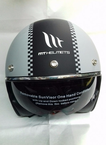 Casco Abierto Mt Lemans Con Visor Stinger Motos