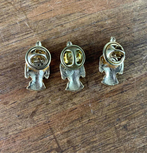 Kit 6 Bóton Nossa Senhora Das Graças Dourado 2,5cm