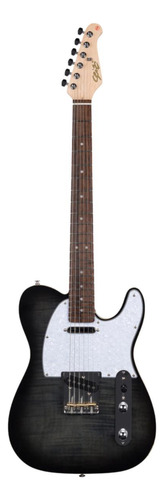 Guitarra Telecaster Seizi Vintage Saitama Plus Flamed Black