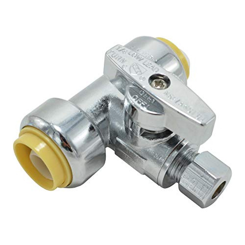 Válvula De Parada T De Servicio, 1/2 Pulgada X 1/2 Pul...