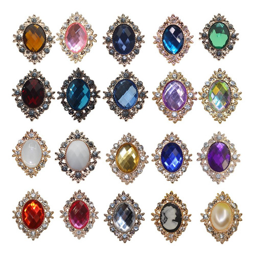Botones De Cristal Para Coser 7 Piezas
