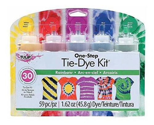 Tinte Para Tela - Tulipone-step 5-color Rainbow Tie-dye Kit 