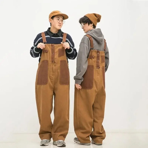 Monos De Algodón Retro Y Pantalones Unisex Para Ropa De Trab