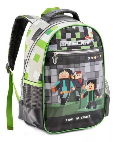 Mochila Masculina Escolar Juvenil Rodinha Roblox Lançamento em Promoção na  Americanas