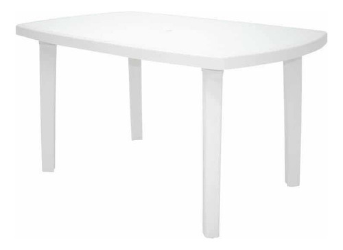 Mesa De Plástico Rectangular 140x0,85