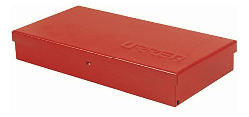 Caja De Herramientas De Metal, 9 2/3 Pulgadas Color Rojo