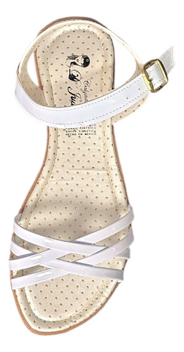 Sandalia De Piso Dama Estilo Casual Pulsera Y Tiras Colores