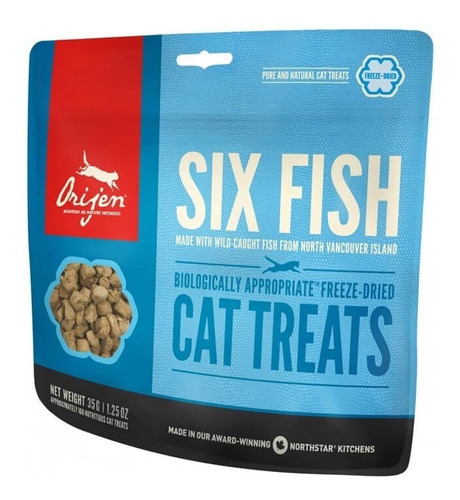Orijen Cat Treats Six Fish 35 Gr