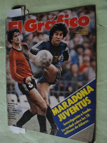 El Grafico 3166 Boca Reutemann Maradona Leonard San Lorenzo