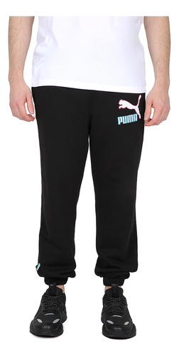 Pantalón Urbano Puma Fandom Hombre En Negro Hombre | Moov