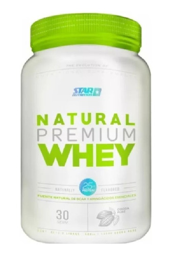 Natural Premium Whey 2 Lbs Star Nutrition X2 Unidades