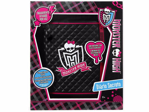 Monster High Diario Eletrônico - Secreto - Pronta Entrega