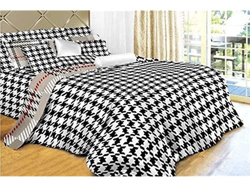 Dolce Mela Dm498 K 6piece Check Ropa De Cama Funda De Edredó