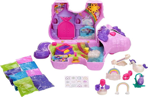 Muñeca Polly Pocket Unicorn Party Compact Playset