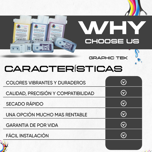 6 Cartucho Rellenable Compatible Canon Pfi102 Prograf Ipf750