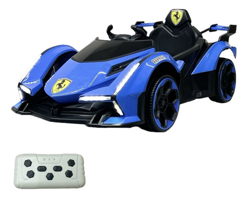 Carro Eléctrico Montable Tipo Lamborghini, Luces,control Azul (Usado)