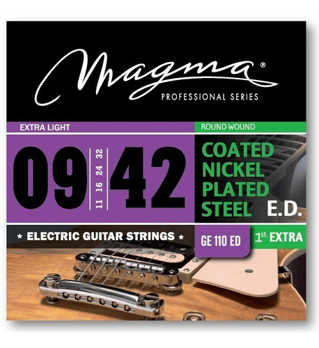Magma Cuerdas Guitarra Eléctrica 009-042 Extra Light