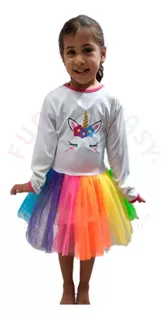 Vestido Disfraz Unicornio Dreams Fluo Tutu