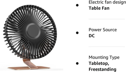 Ventilador De Escritorio Personal De Corriente Mini Moderno