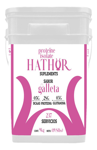 Proteína Isolate Wey Hathor Suplementos 9 Kg Varios Sabores Galleta