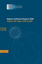 Libro Dispute Settlement Reports 2008: Volume 19, Pages 7...