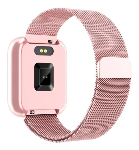 Imagem 5 de 7 de Relógio Smartwatch P80 Rosê C/2 Pulseiras Original Da Fit