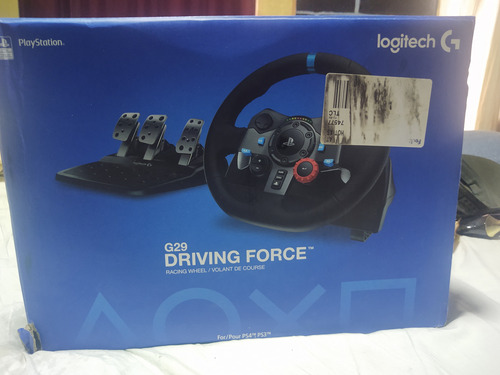 Volante Logitech G29 Ps4 Driving Force Pc Ps3 Color Negro Negro (Usado)