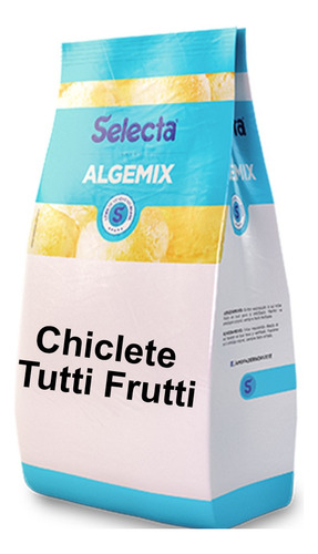 Base Saborizante Algemix Selecta 1 Kg Sabores Chiclete Tutti-frutti