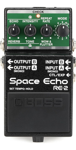 Pedal De Efectos De Retraso Y Reverberación De Eco Espacial 