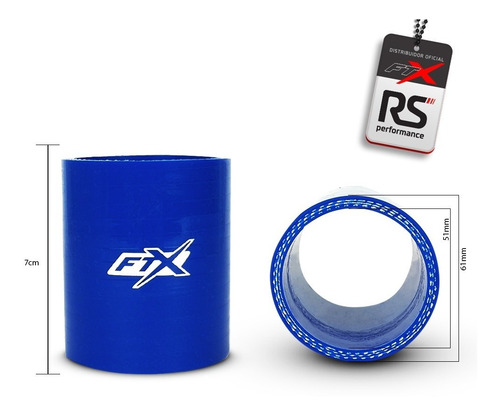 Mangote Silicone Reto 2 Azul Ftx Ftx8966 Blue