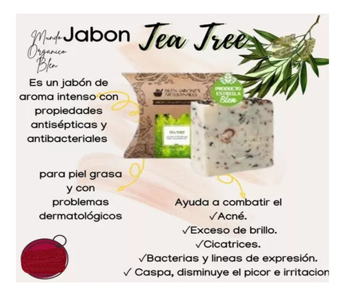 Jabon Blen Tea Tree 100g Blen