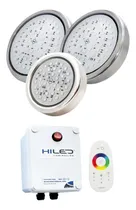 Comprar 2 Luces Led Rgb 20w + 1 Rgb 12w+ Fuente+control Remoto