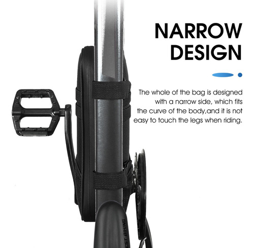 Bolsa Triangular Impermeable 13l Para Cuadro De Bicicleta