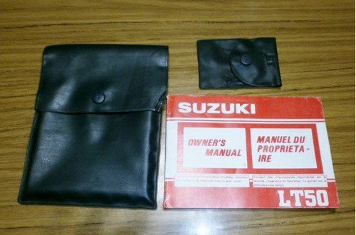 Manual Del Usuario Original Suzuki Lt 50 Con Estuches