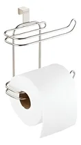 Comprar Porta Rollo Doble Papel Higiénico Acero Mochila Inodoro Baño